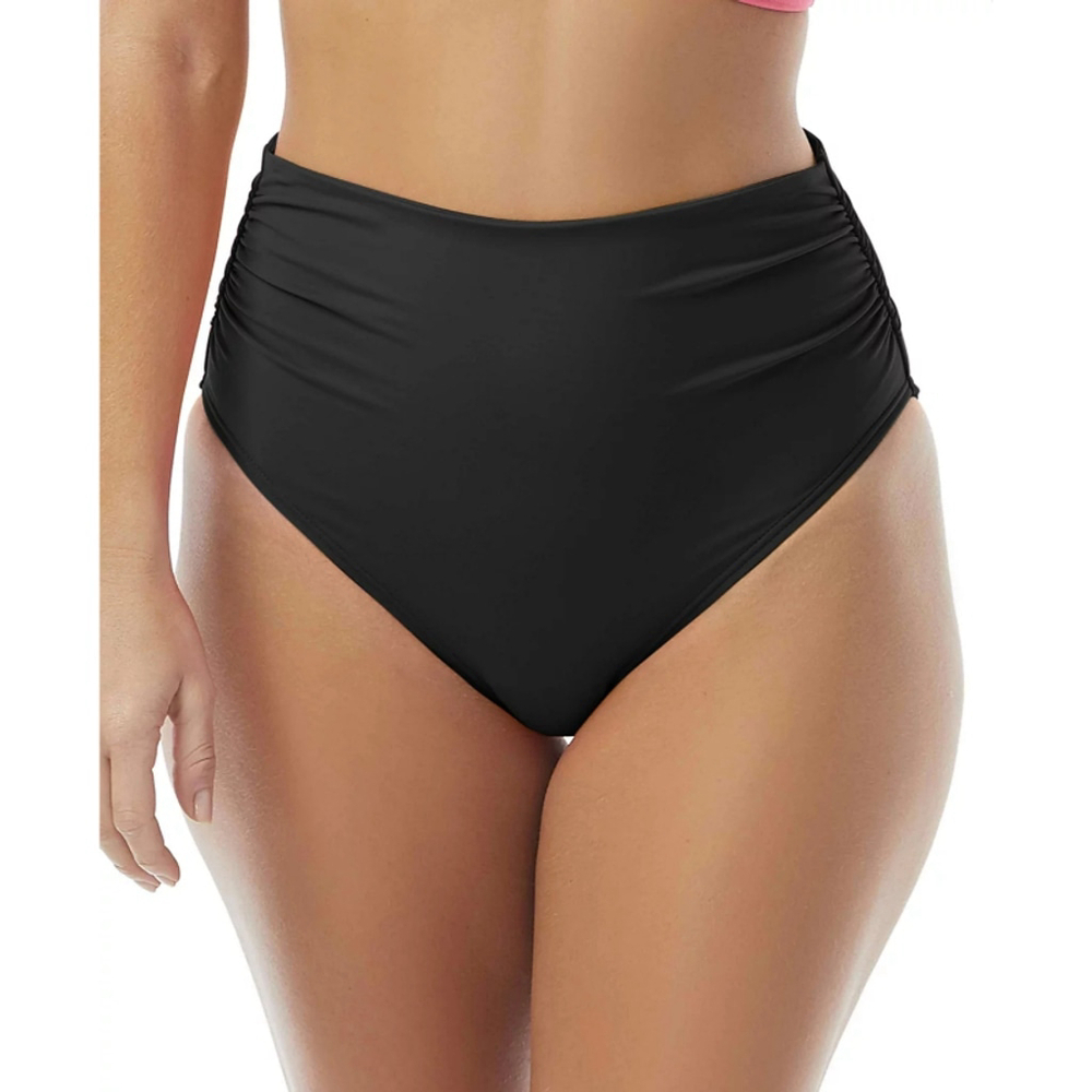 Coco Reef Women's Extra Extra Large Black High Waist Bikini Bottom NWT
